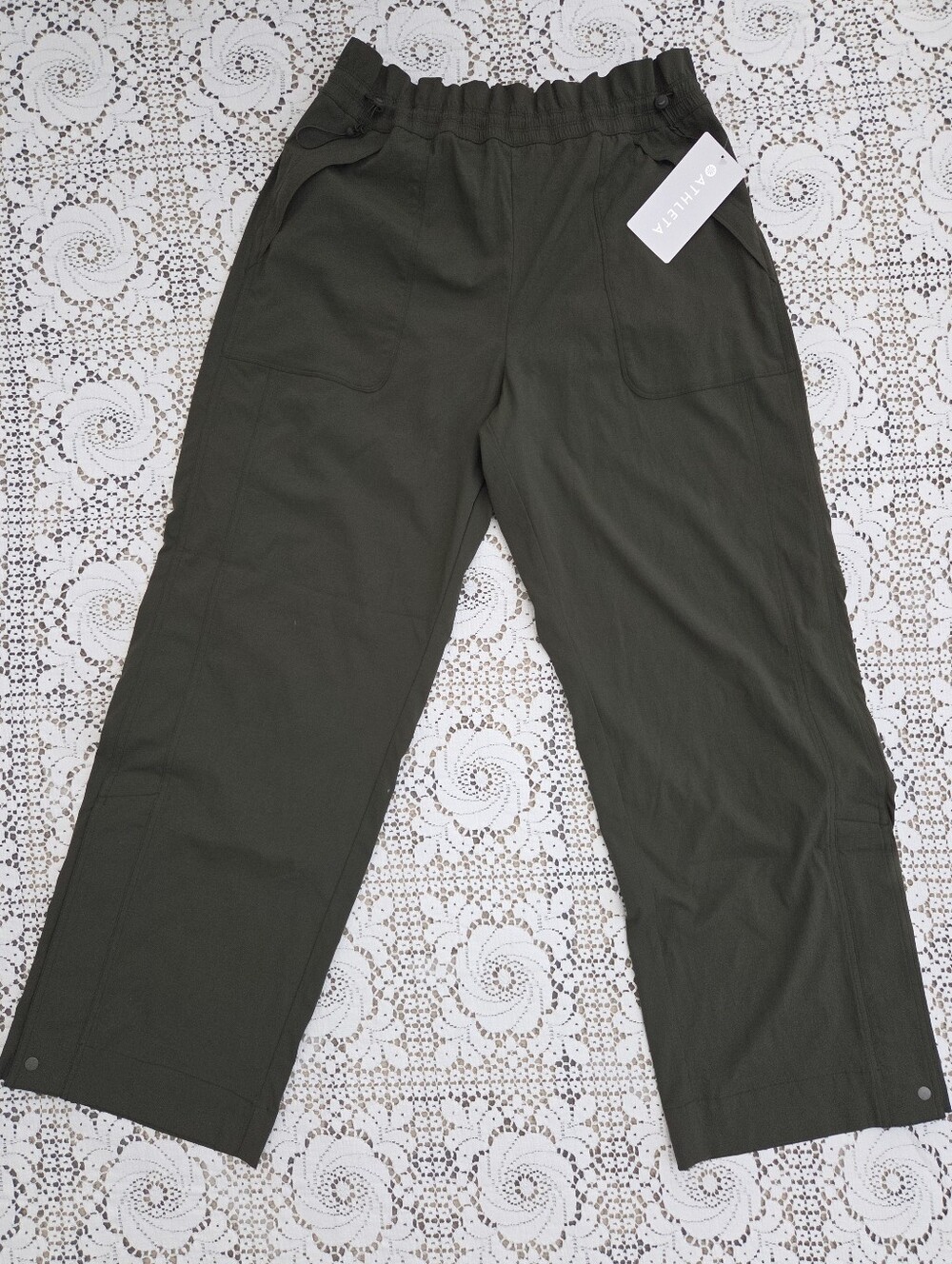 Athleta Trekkie High Rise Parachute Pants Size 16 - Picture 4 of 6
